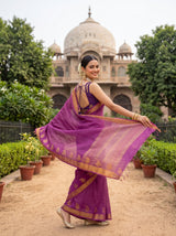 MIMOSA Gajari Saree Saree — pose 9 styling detail