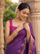 MIMOSA Jamun Saree Saree — pose 10 styling detail