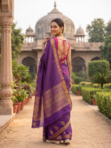 MIMOSA Jamun Saree Saree — pose 7 styling detail
