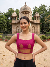 MIMOSA Jamun Saree Saree — blouse close-up