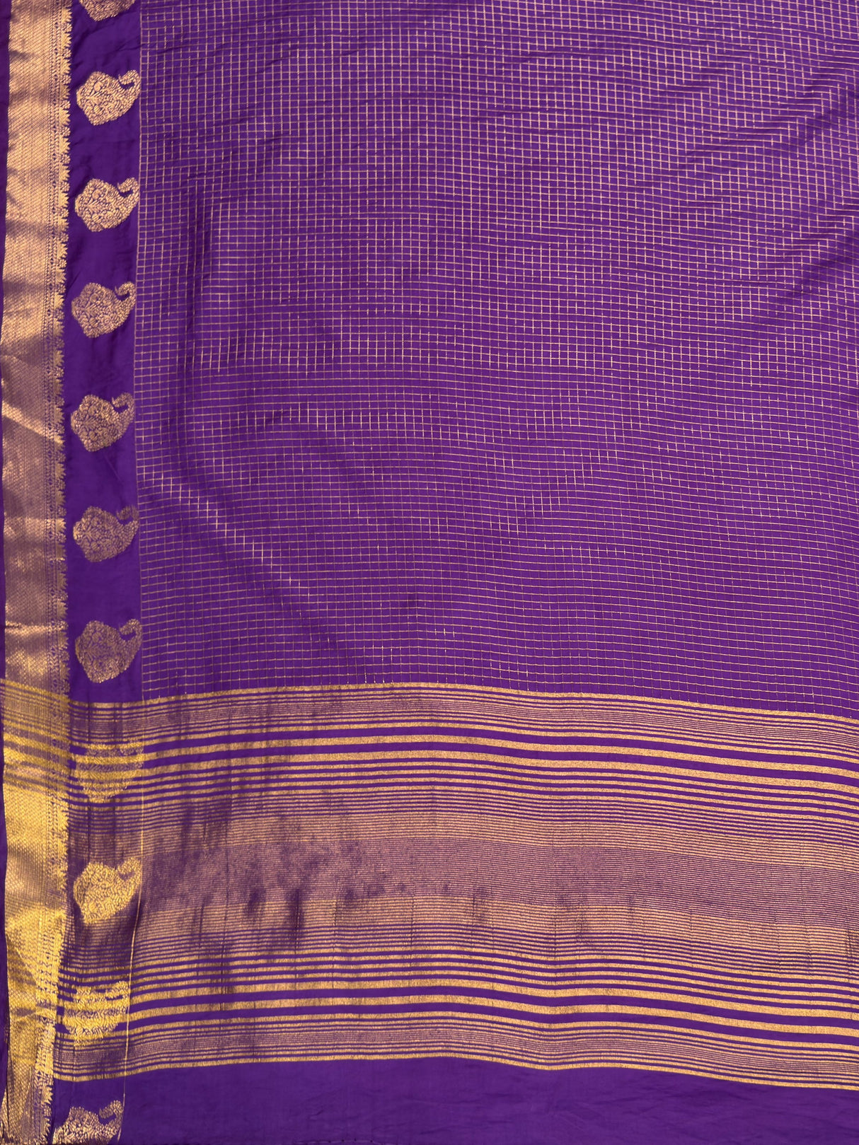 MIMOSA Jamun Saree Saree — pallu and zari work detail