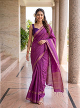 MIMOSA Gajari Saree Saree — pose 6 styling detail