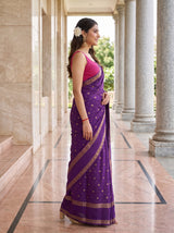 MIMOSA Jamun Saree Saree — pose 3 styling detail