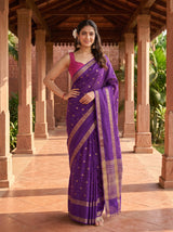 MIMOSA Jamun Saree Saree — pose 4 styling detail