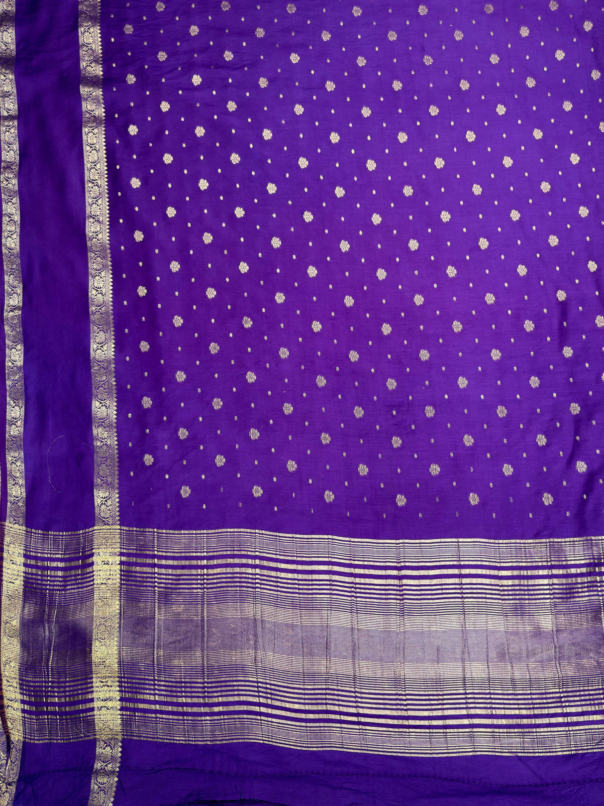 MIMOSA Jamun Saree Saree — pallu and zari work detail