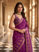 MIMOSA Gajari Saree Saree — pose 10 styling detail