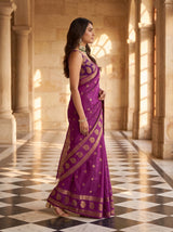 MIMOSA Gajari Saree Saree — pose 3 styling detail