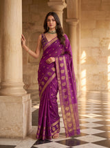 MIMOSA Gajari Saree Saree — pose 4 styling detail