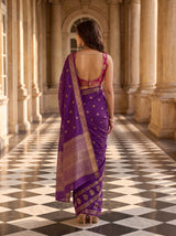 MIMOSA Jamun Saree Saree — pose 2 styling detail