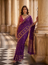 MIMOSA Jamun Saree Saree — pose 5 styling detail