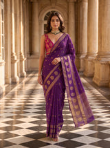 MIMOSA Jamun Saree Saree — pose 6 styling detail
