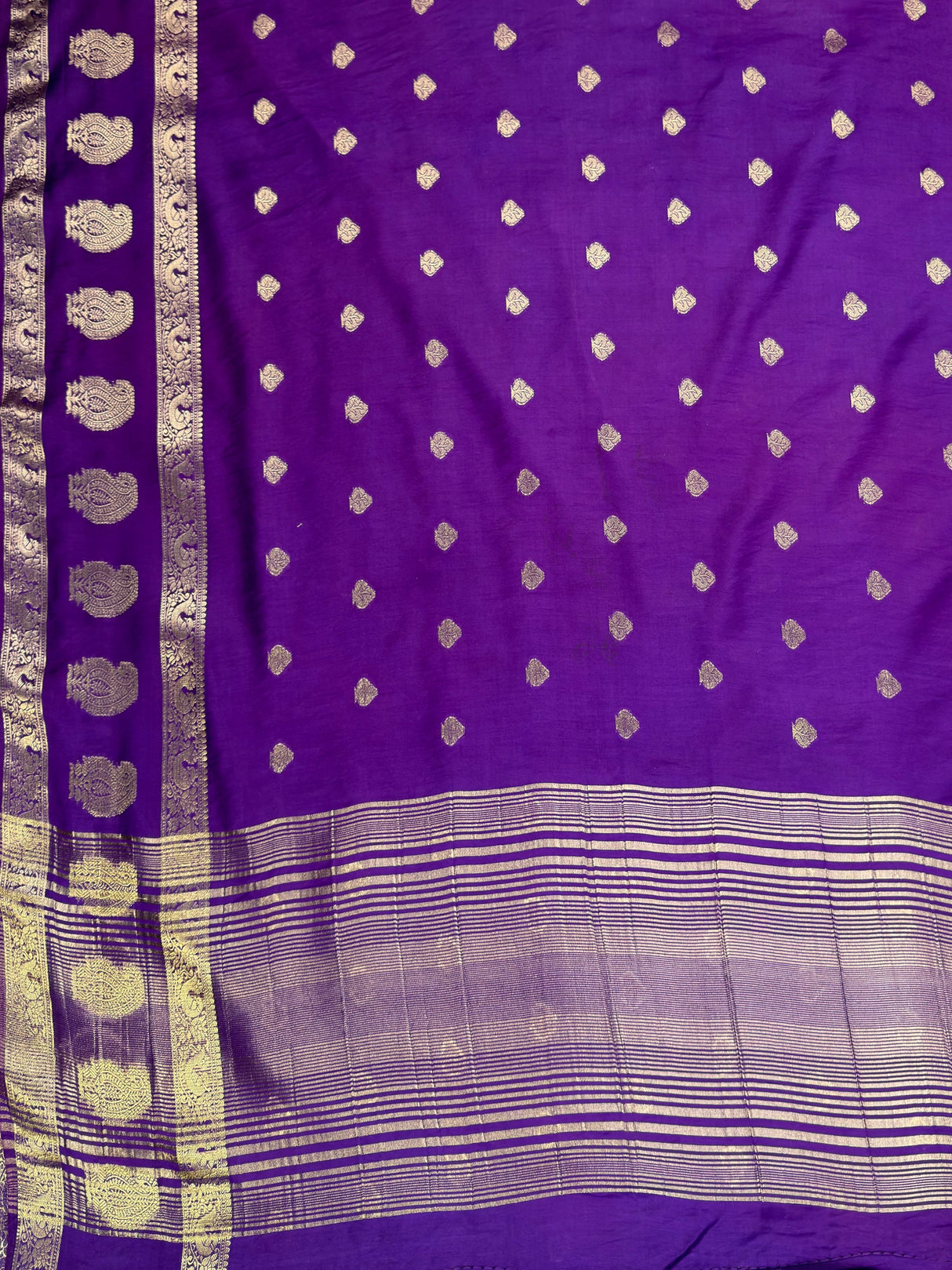 MIMOSA Jamun Saree Saree — pallu and zari work detail