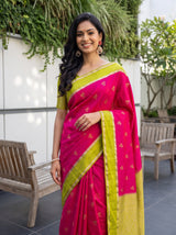 MIMOSA Rani Mysore Silk Saree — pose 10 styling detail