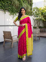 MIMOSA Rani Mysore Silk Saree — pose 4 styling detail
