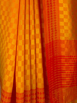 MIMOSA Gold Bengaluru Saree — fleets shot full lifestyle