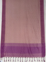 MIMOSA Lavender Bengaluru Saree — pallu and zari work detail