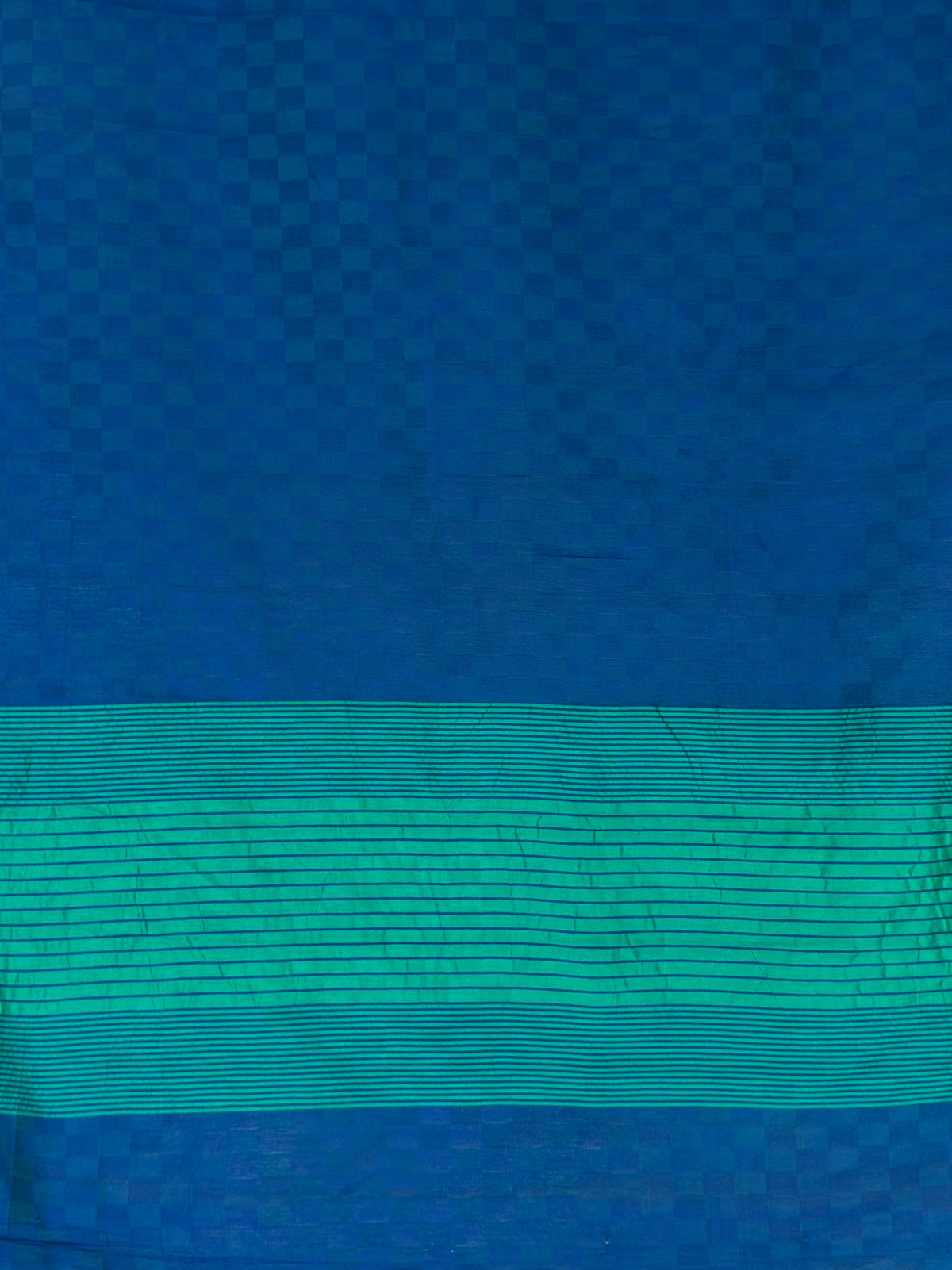 MIMOSA Navy Bengaluru Saree — pallu and zari work detail