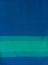 MIMOSA Navy Bengaluru Saree — pallu and zari work detail