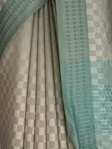 MIMOSA Tussar Bengaluru Saree — fleets shot full lifestyle