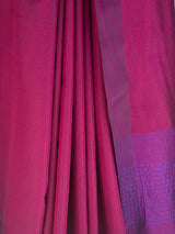 MIMOSA Magenta Bengaluru Art Silk Saree — fleets shot full lifestyle