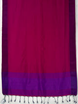 MIMOSA Magenta Bengaluru Art Silk Saree — pallu and zari work detail