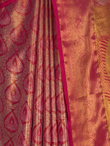 MIMOSA Rani Kanjivaram Saree — fleets shot full lifestyle