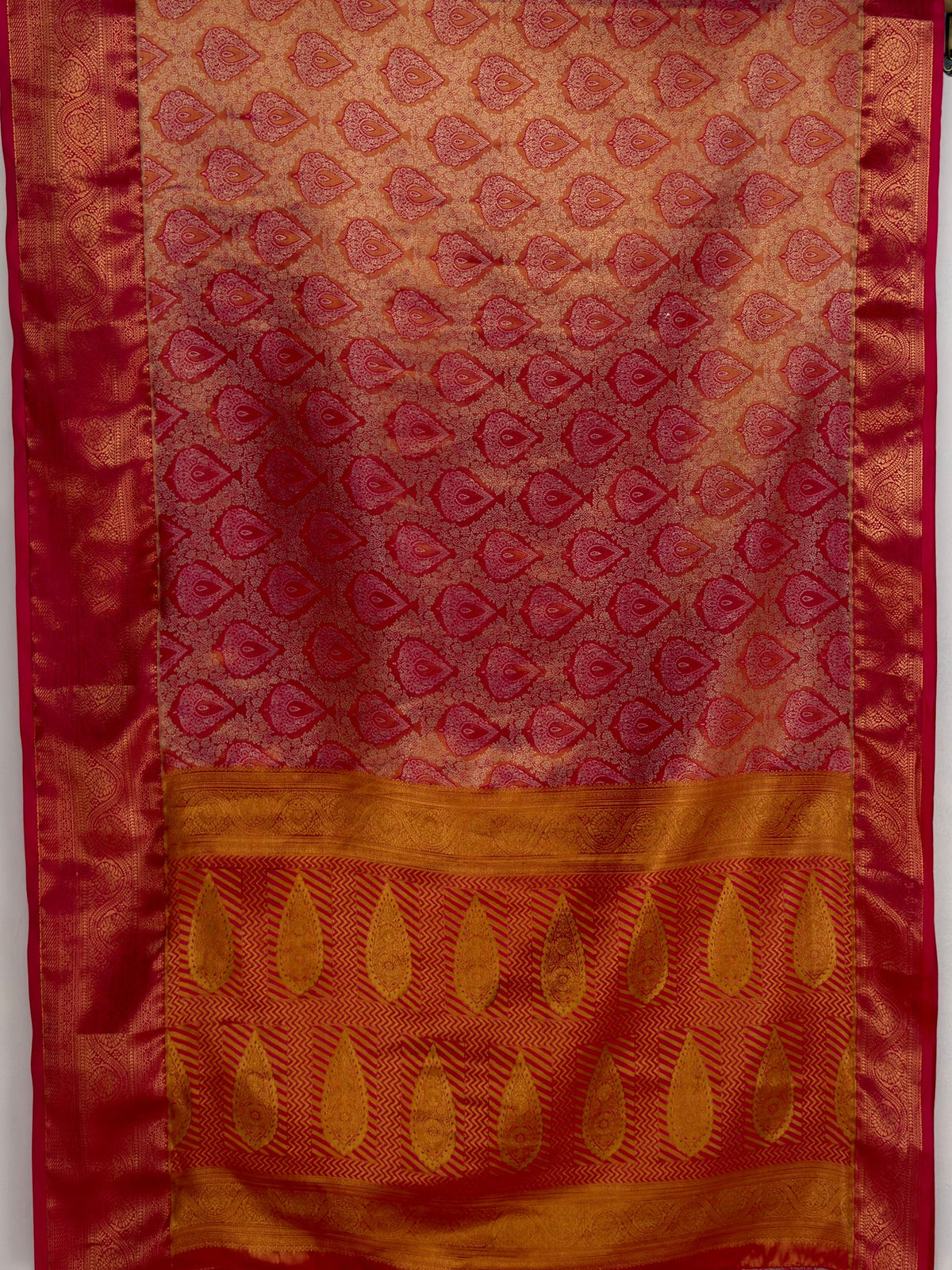 MIMOSA Rani Kanjivaram Saree — pallu and zari work detail