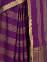 MIMOSA Jamun Mysore Silk Crepe Saree — fleets shot full lifestyle