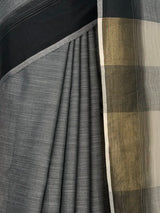 MIMOSA Black Banarasi Saree — fleets shot full lifestyle