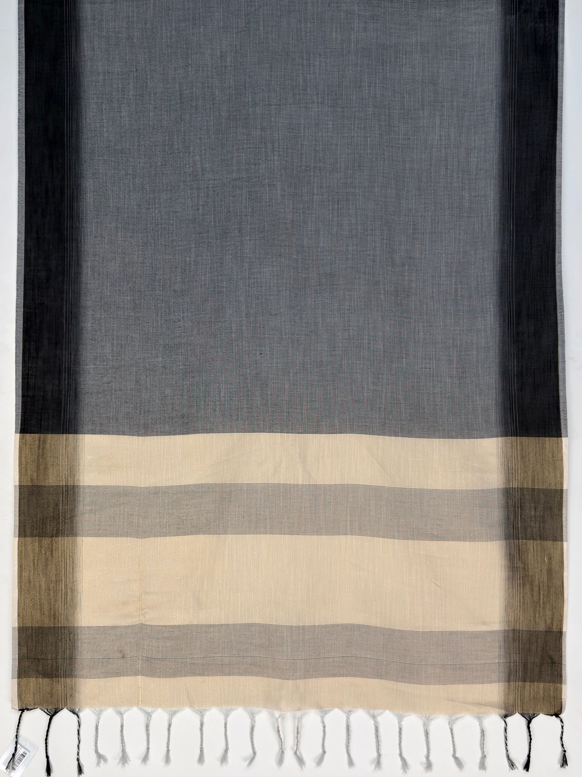 MIMOSA Black Banarasi Saree — pallu and zari work detail