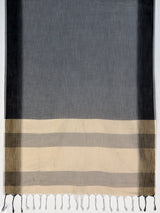 MIMOSA Black Banarasi Saree — pallu and zari work detail