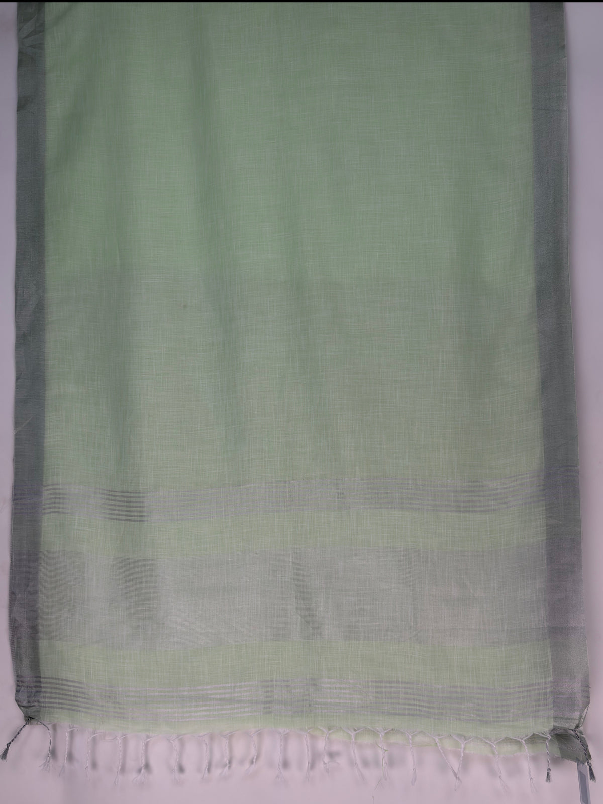 MIMOSA Liril Banarasi Cotton Saree — pallu and zari work detail