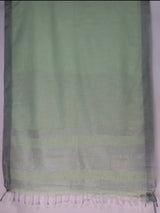 MIMOSA Liril Banarasi Cotton Saree — pallu and zari work detail