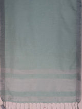 MIMOSA Rama Banarasi Cotton Saree — pallu and zari work detail