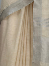 MIMOSA Tussar Banarasi Cotton Saree — fleets shot full lifestyle