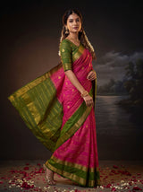 MIMOSA Rani Mysore Silk Saree — pose 9 styling detail
