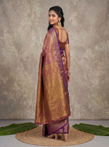 MIMOSA Magenta Kanjivaram Art Silk Saree — pose 7 styling detail