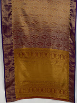 MIMOSA Magenta Kanjivaram Art Silk Saree — pallu and zari work detail