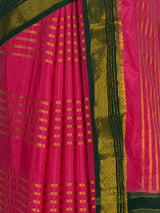 MIMOSA Strawberry Mysore Silk Saree — fleets shot full lifestyle