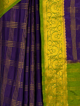 MIMOSA Jamun Mysore Silk Crepe Saree — fleets shot full lifestyle