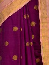 MIMOSA Jamun Mysore Silk Saree — fleets shot full lifestyle