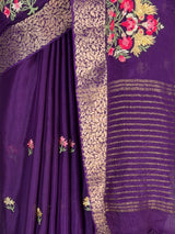 MIMOSA Jamun Jaipur Saree — fleets shot full lifestyle