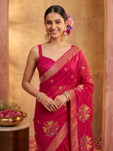 MIMOSA Rani Jaipur Saree — pose 10 styling detail