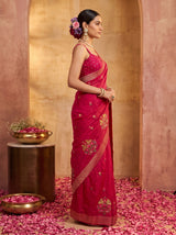 MIMOSA Rani Jaipur Saree — pose 3 styling detail