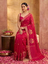 MIMOSA Rani Jaipur Saree — pose 8 styling detail
