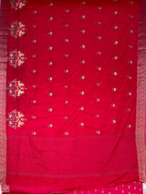 MIMOSA Rani Jaipur Saree — pallu and zari work detail