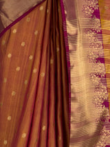 MIMOSA Magenta Banarasi Raw Silk Saree — fleets shot full lifestyle