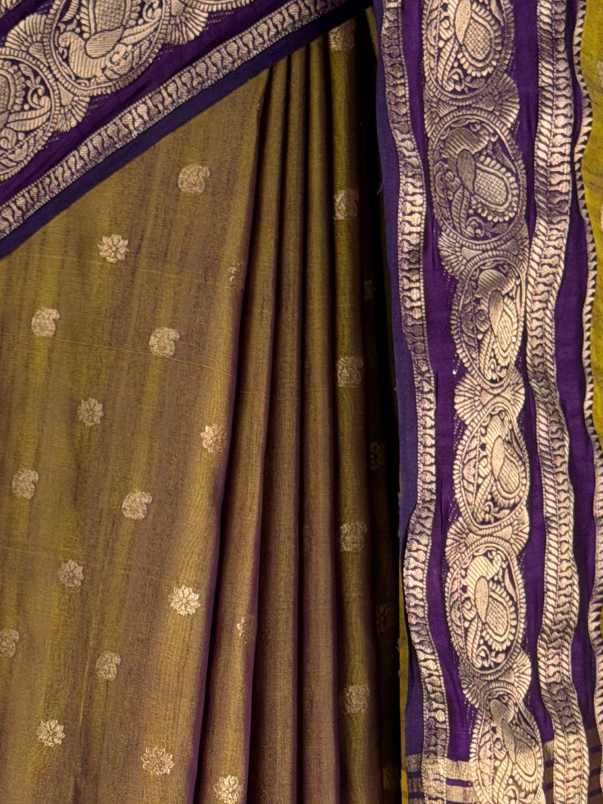 MIMOSA Jamun Banarasi Saree — fleets shot full lifestyle