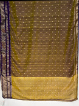 MIMOSA Jamun Banarasi Saree — pallu and zari work detail