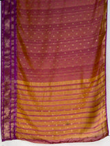 MIMOSA Lavender Banarasi Saree — pallu and zari work detail